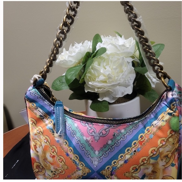 Kurt Geiger London Scarf Print Nylon Shoulder/Crossbody Bag - Picture 9 of 14